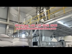 Línea de producción de fideos instantáneos fritos totalmente automática para plantas de procesamiento de alimentos